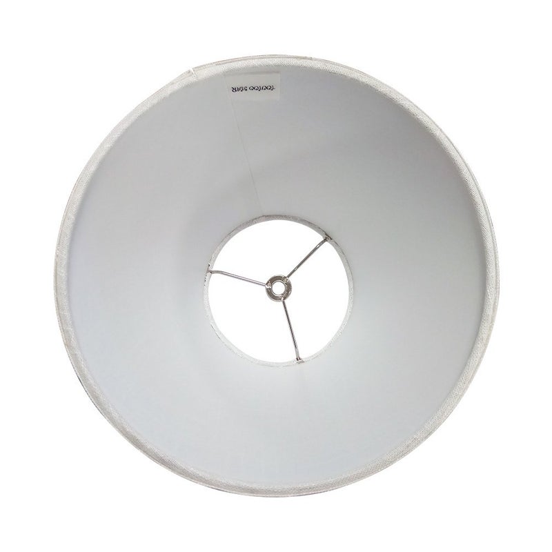 TOOTOO STAR Barrel White Small Lamp Shade for Table Lamps Replacement, 5x9x7 Inch,Fabric Cloth, Spider Model (white) - Image 3